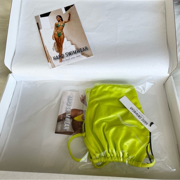 Hard Swimwear MIA Halter Wrap-Around Bikini Top NWT - Picture 3 of 7